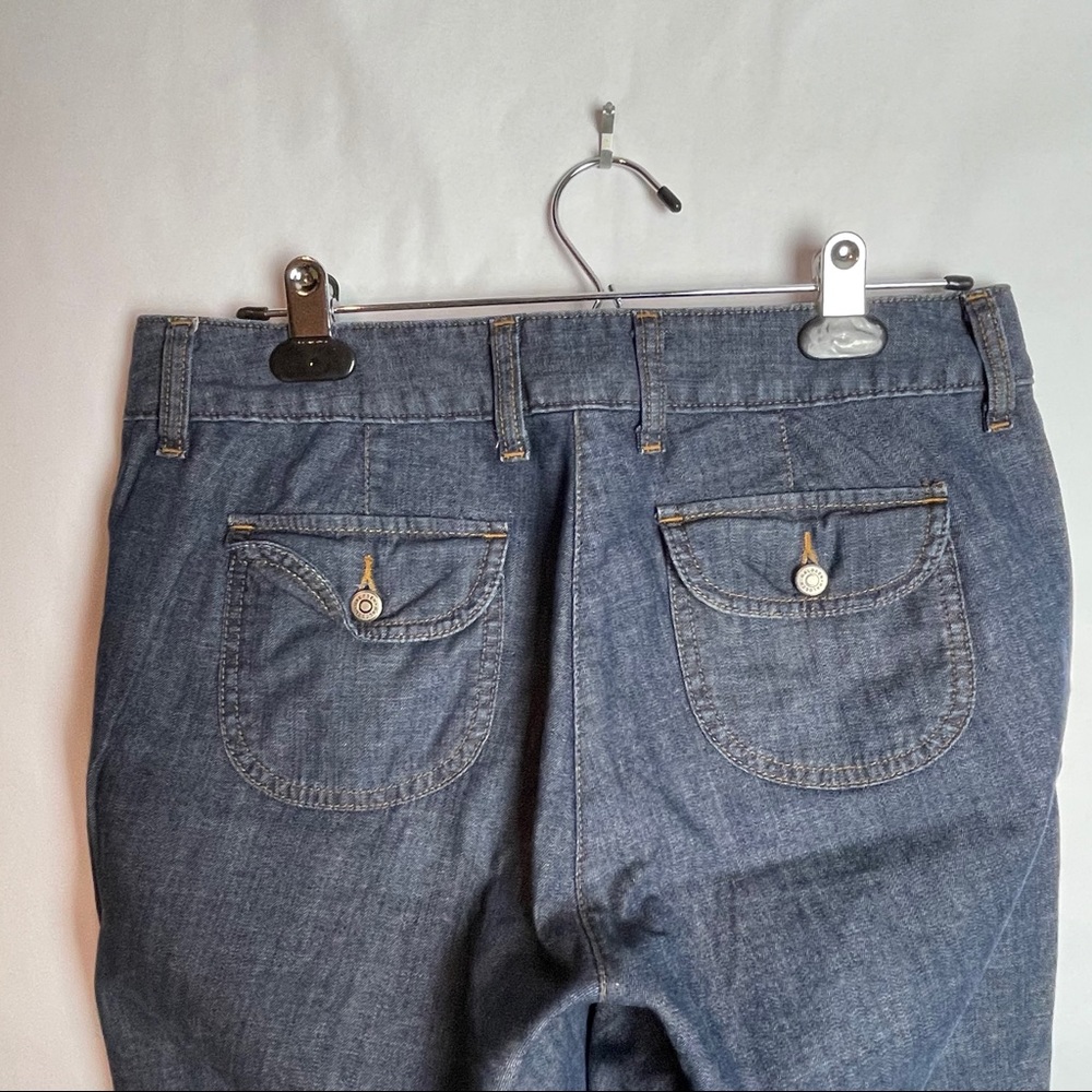 Halogen Nordstrom Canadian Tuxedo Jean Pantsuit - image 4